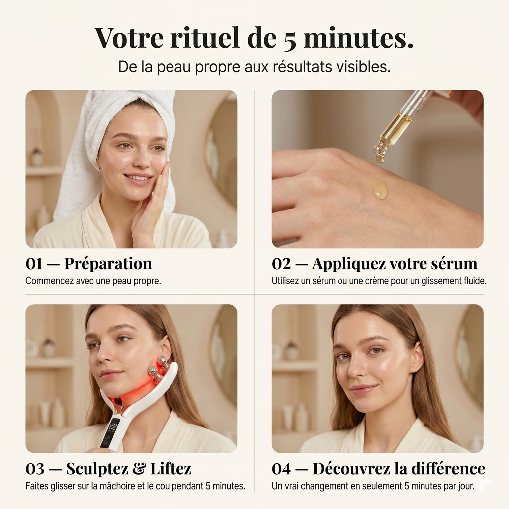 GlowLyne™ - Appareil de lifting microcourant
