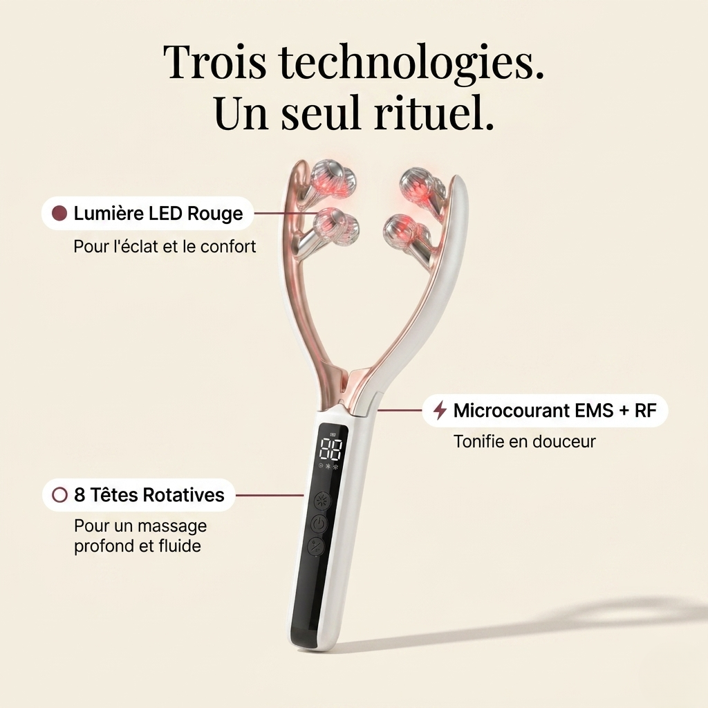 GlowLyne™ - Appareil de lifting microcourant